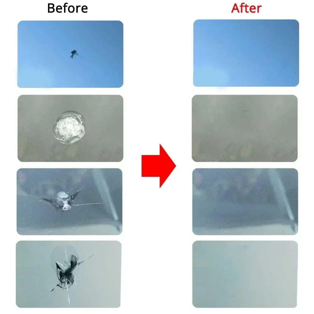 Car Windshield Crack Repair Kit