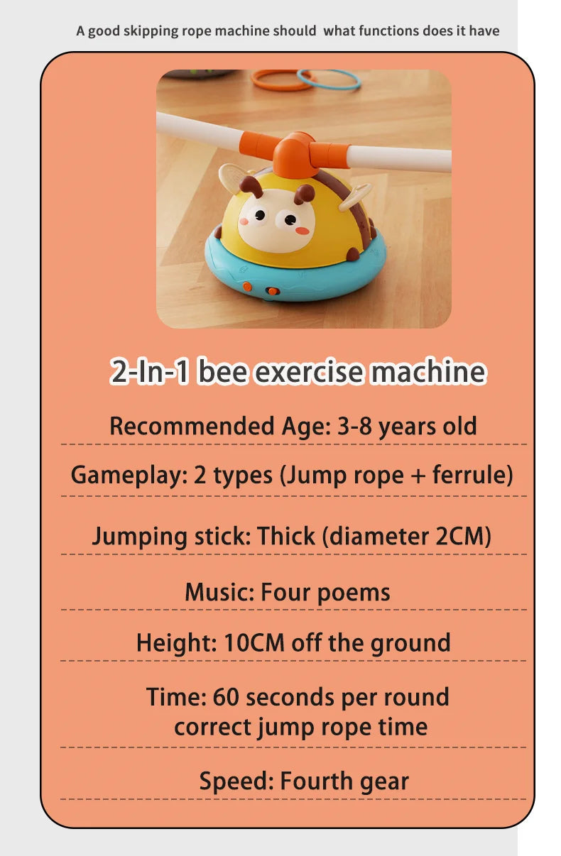 2 in 1 Skipping Machine