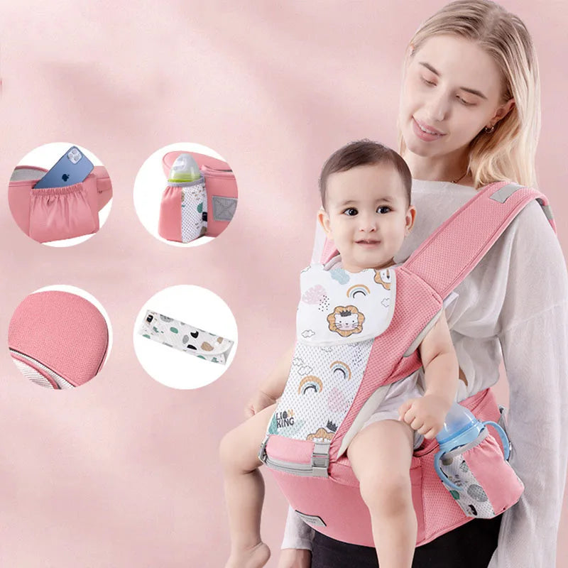Ergonomic Baby Carrier Backpack | Infant Hipseat Wrap
