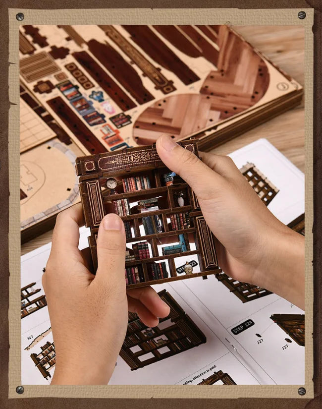 DIY Mini Book House Model