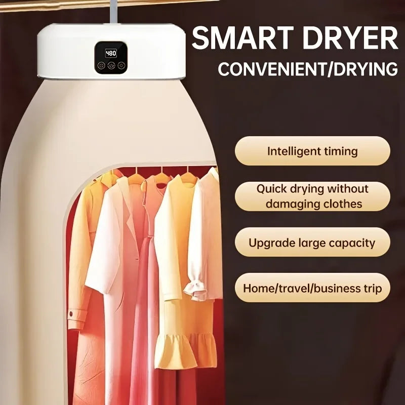 JKUOO 600W Foldable Electric Clothes Dryer