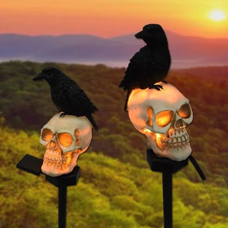 Halloween Outdoor Skeleton Ghost Solar Light