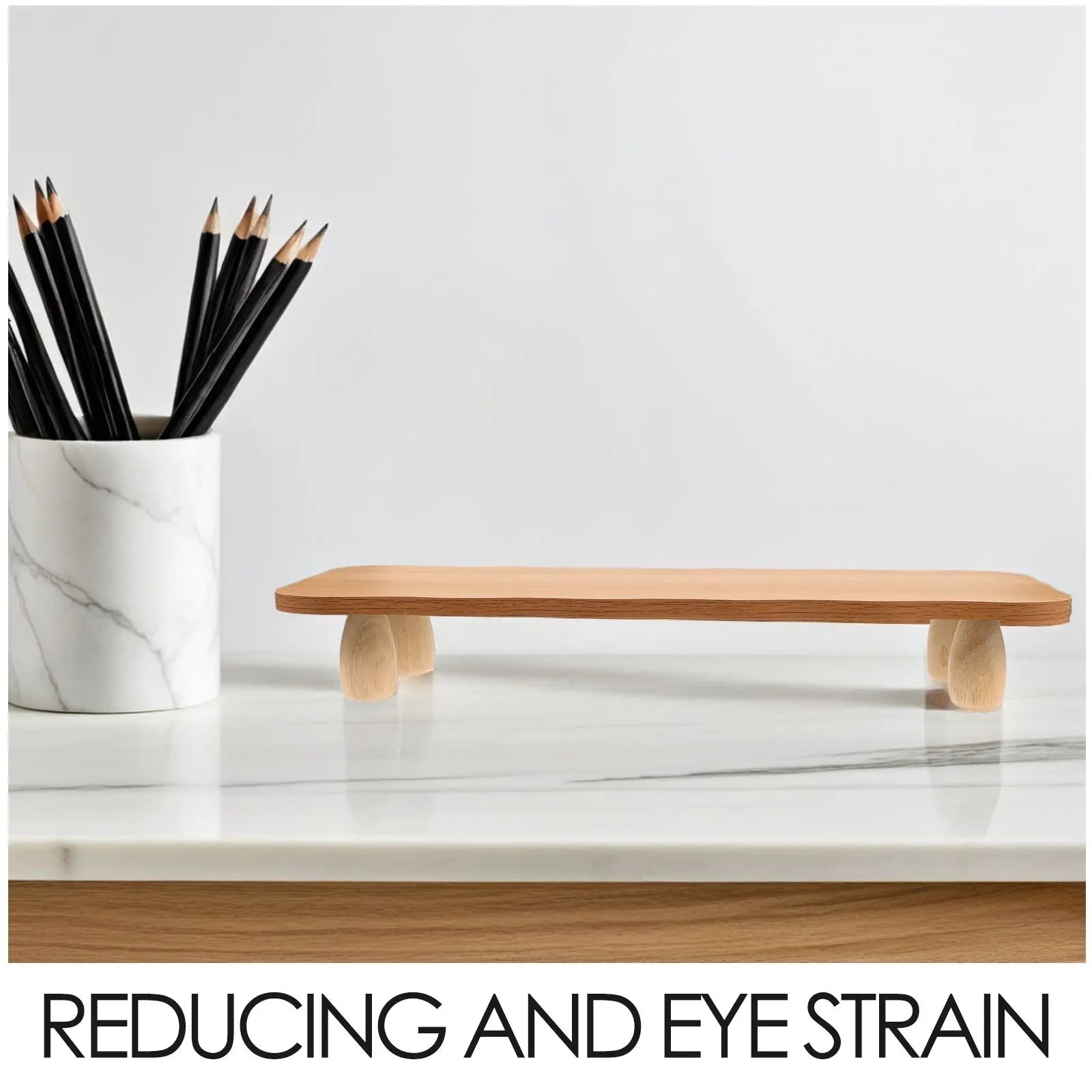 Wooden Computer Stand Riser