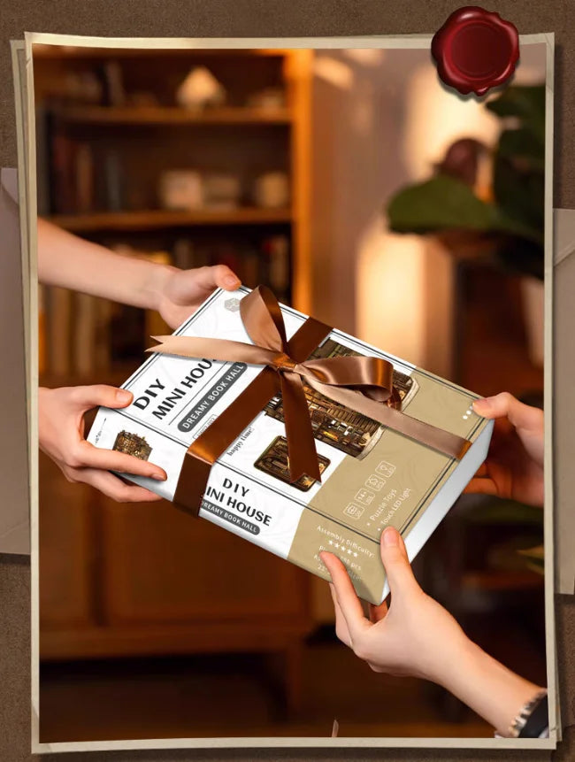 DIY Mini Book House Model