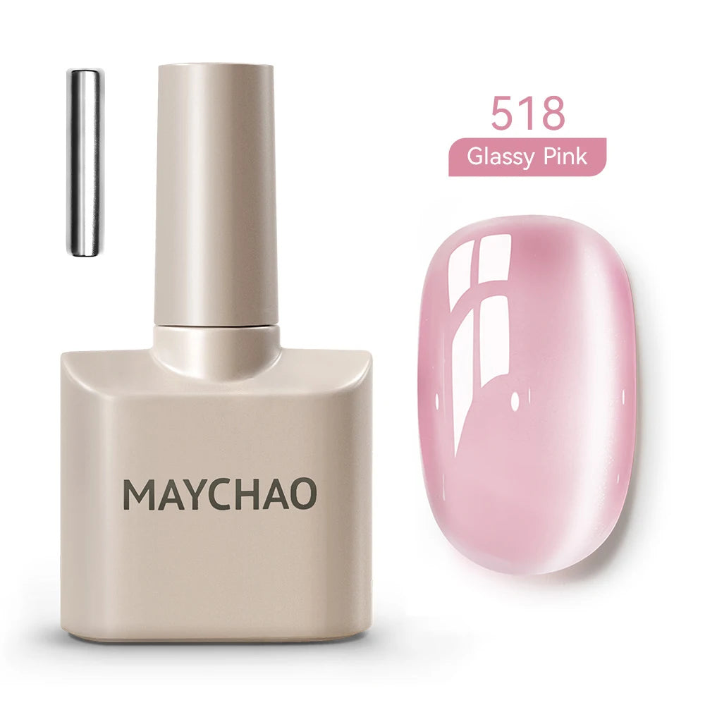 Cat Eye Magnetic Gel Polish by MAYCHAO – Holographic 12ml