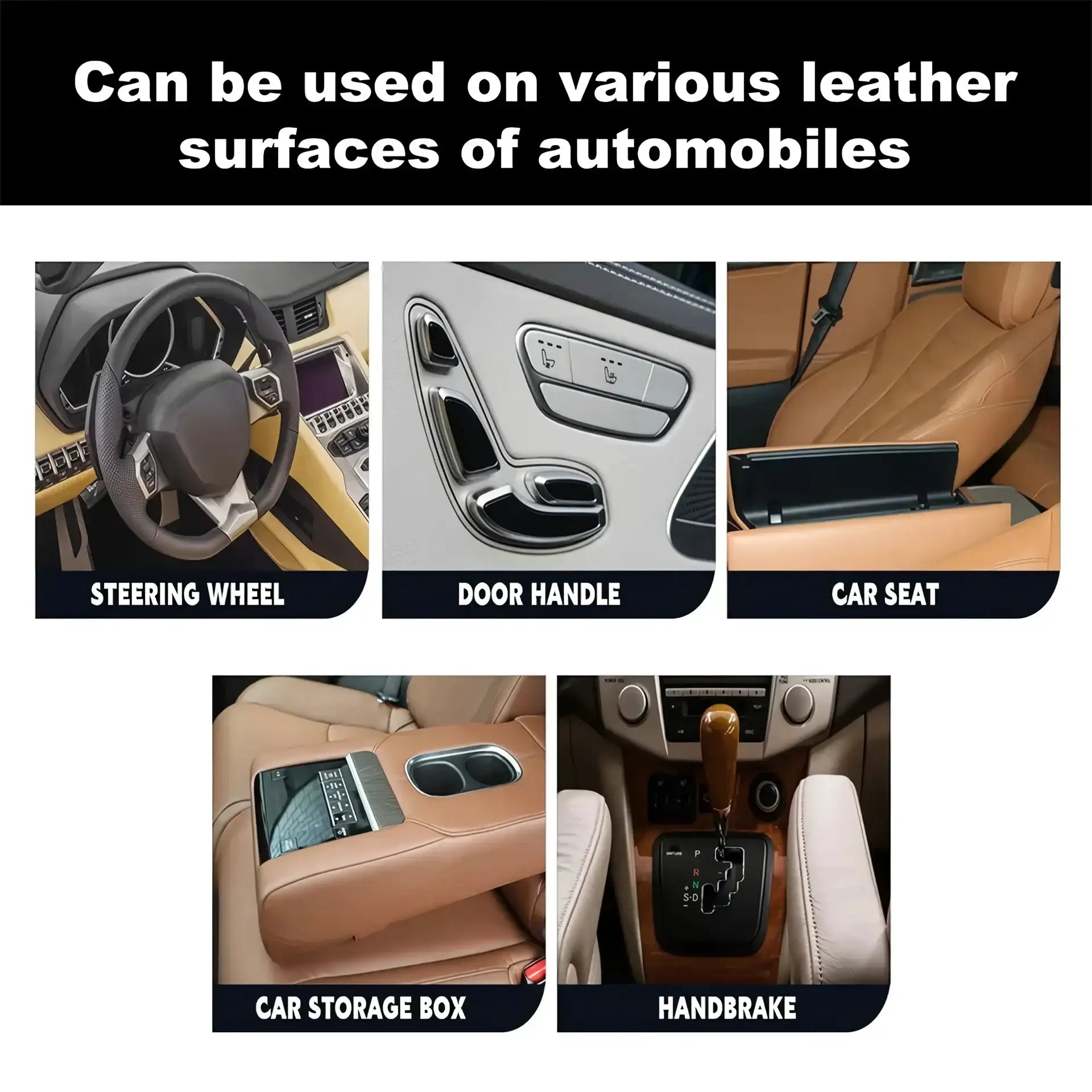 Car Interior Leather Cleaner – Stain Removal & Polishing