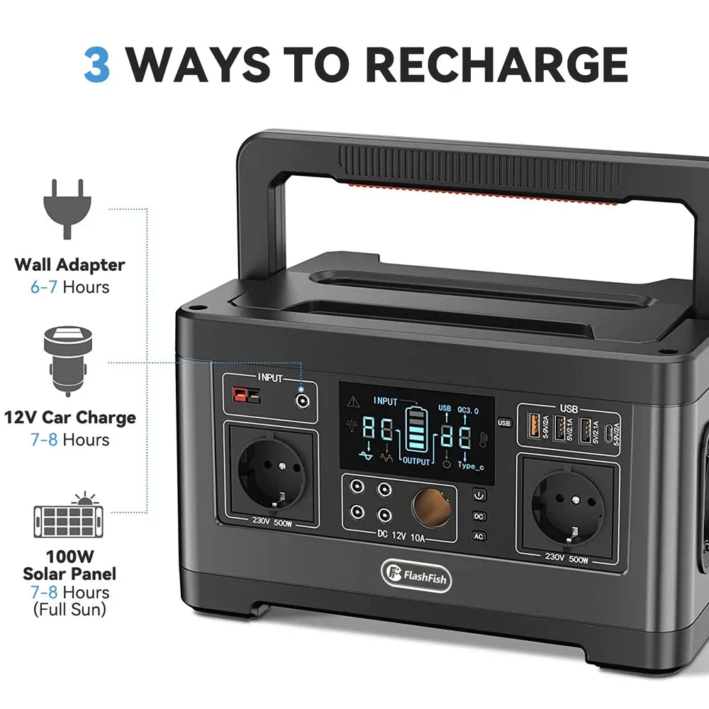 Portable Power Bank Station Generator