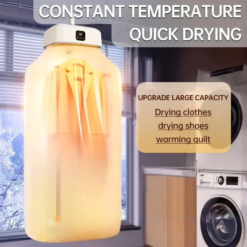 JKUOO 600W Foldable Electric Clothes Dryer