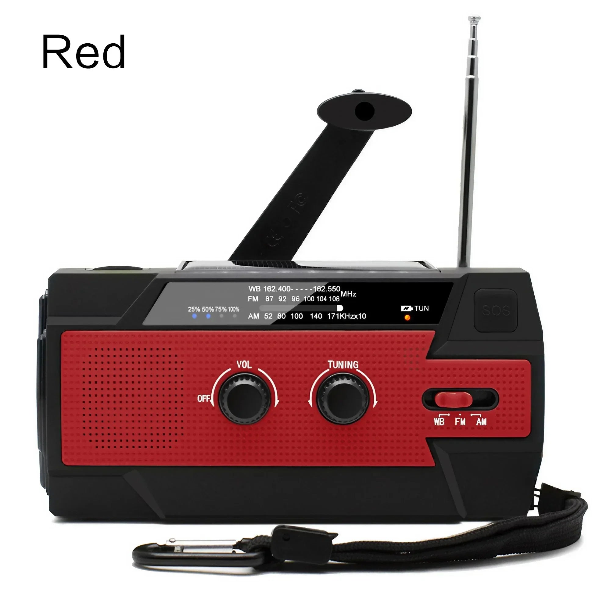 Emergency Solar Hand Crank Radio
