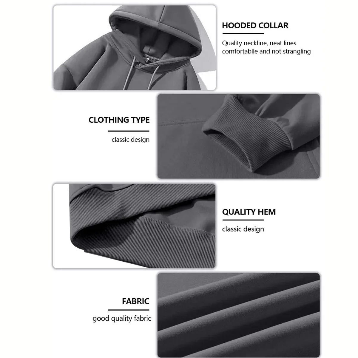 Slim Fit Hooded Sweatshirt