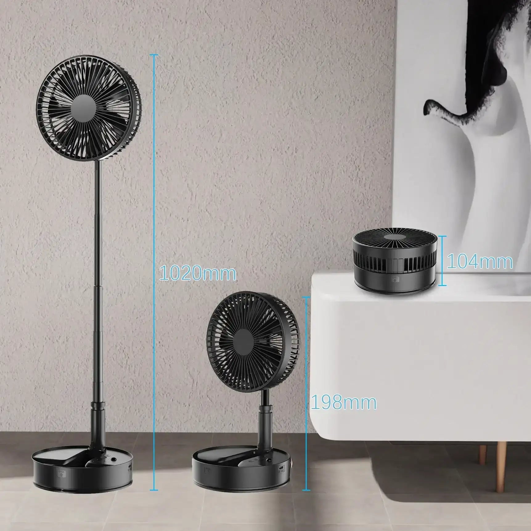 Foldable Portable Travel Fan