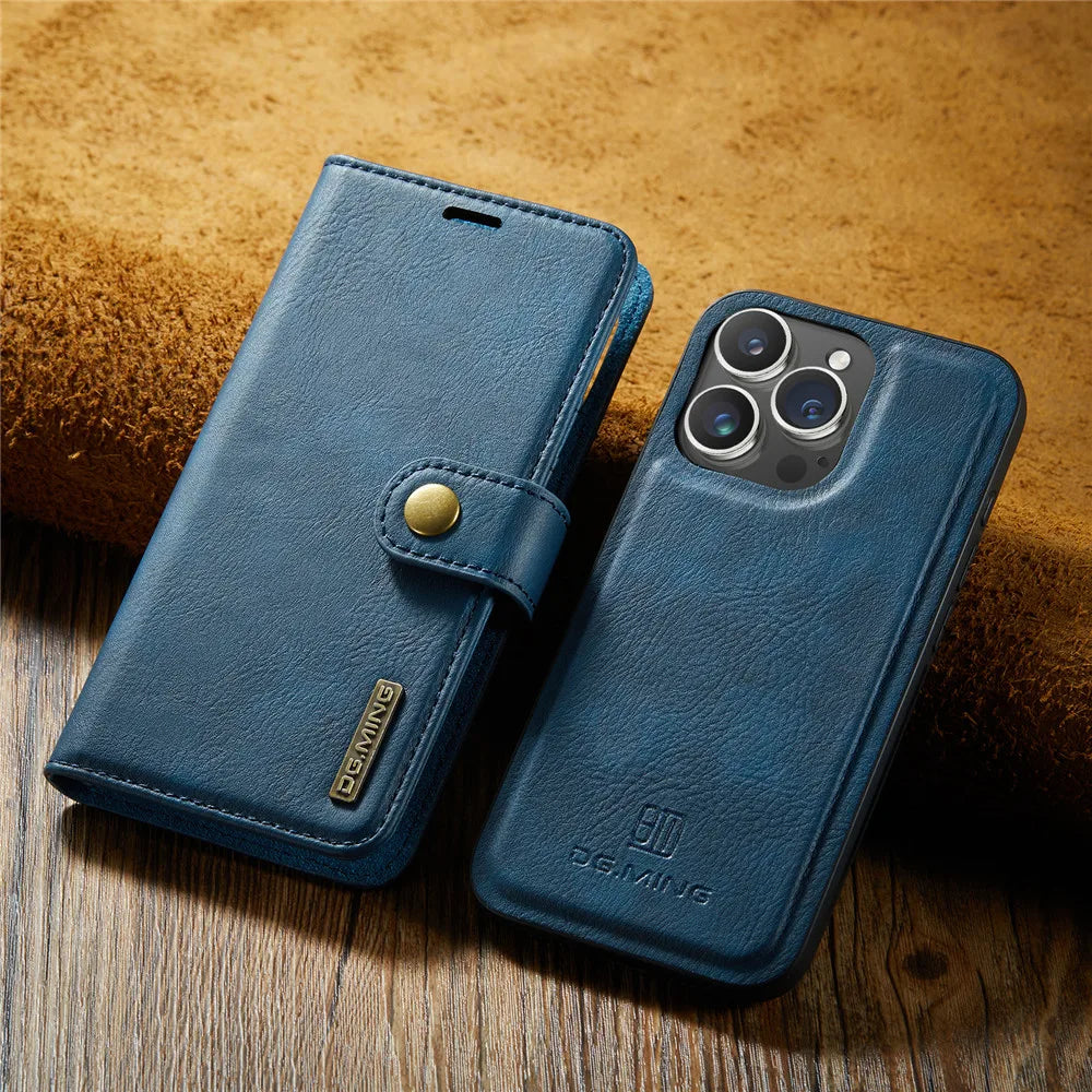 Detachable Magnetic Leather Phone Case
