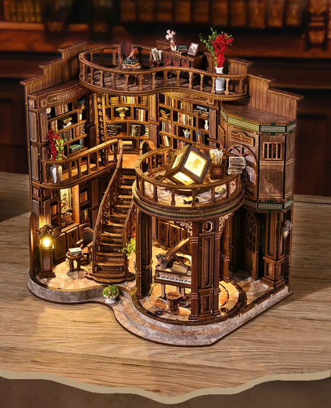 DIY Mini Book House Model