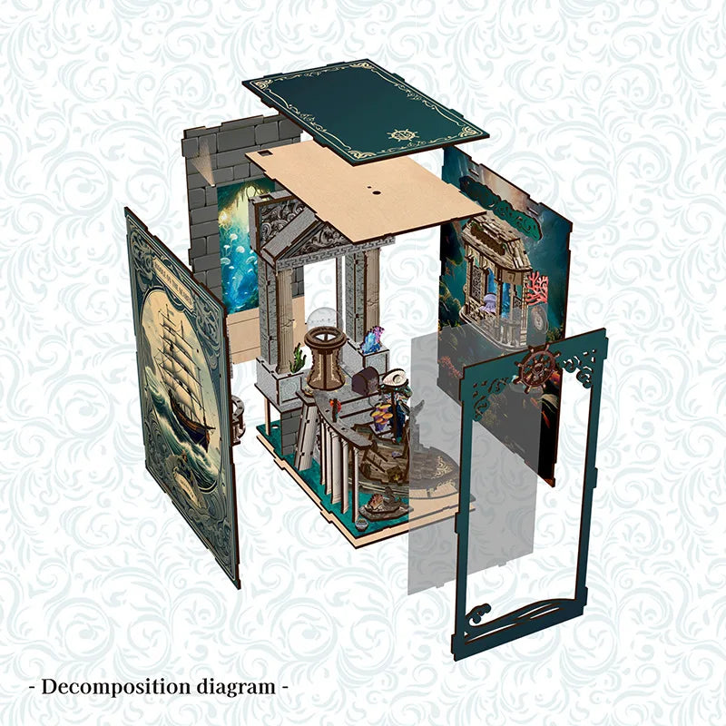 DIY Mini Book House Model