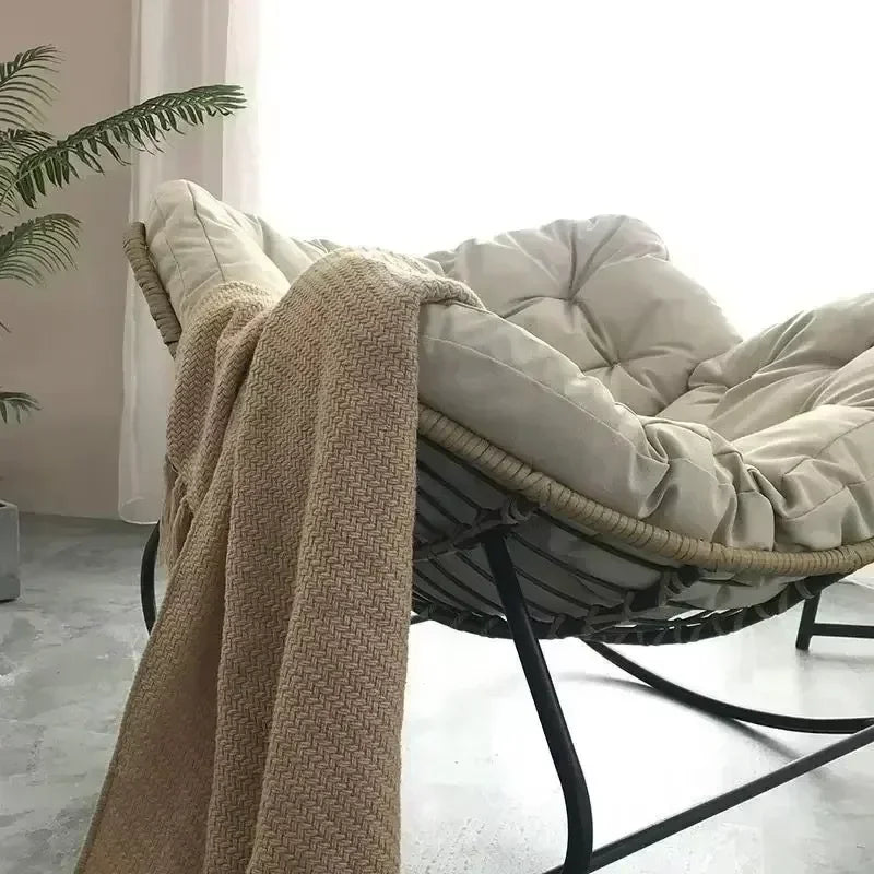 Rattan Woven Chair – Modern Small Apartment Furniture