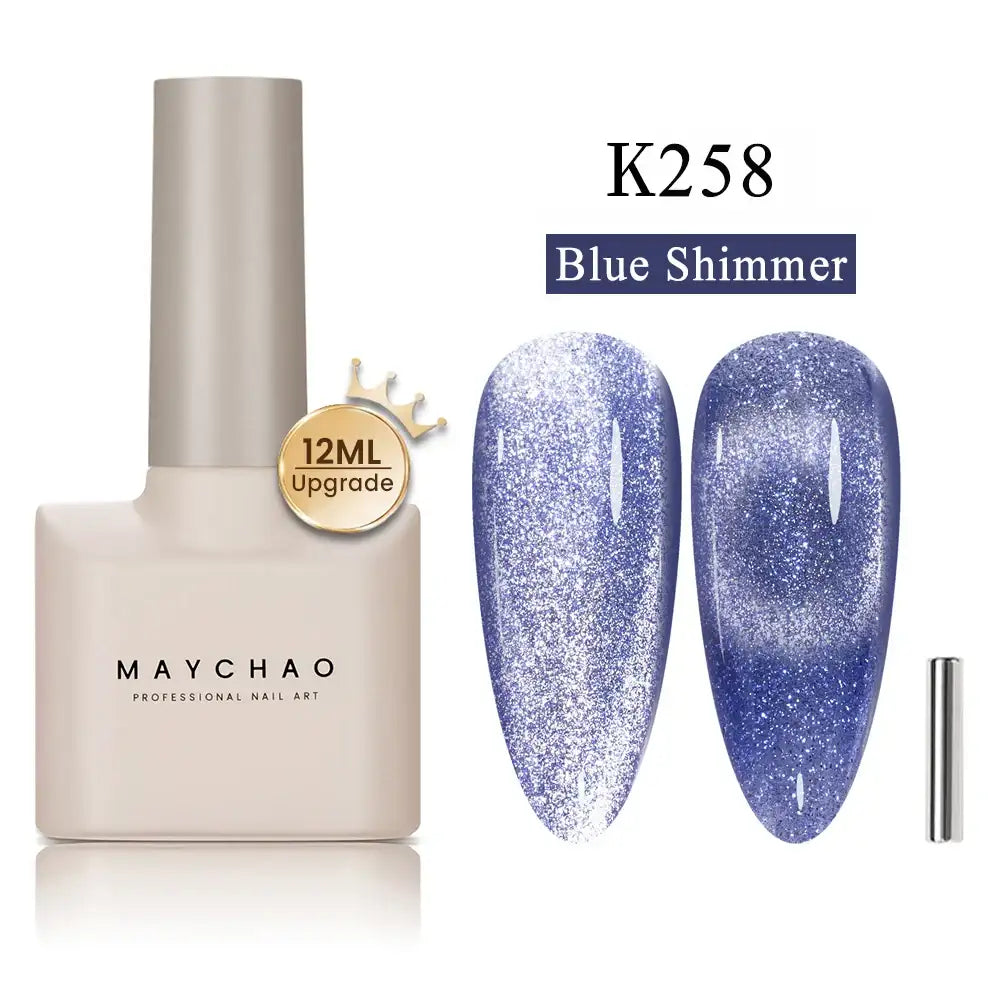 Cat Eye Magnetic Gel Polish by MAYCHAO – Holographic 12ml