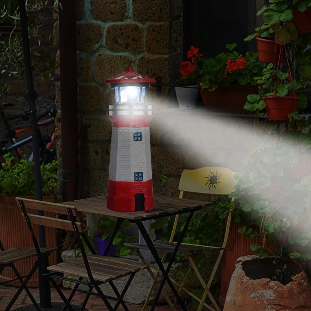 Solar Lighthouse Garden Light