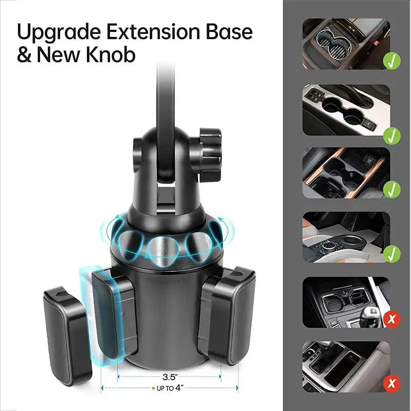 Wireless Car Cup Phone Holder Charger