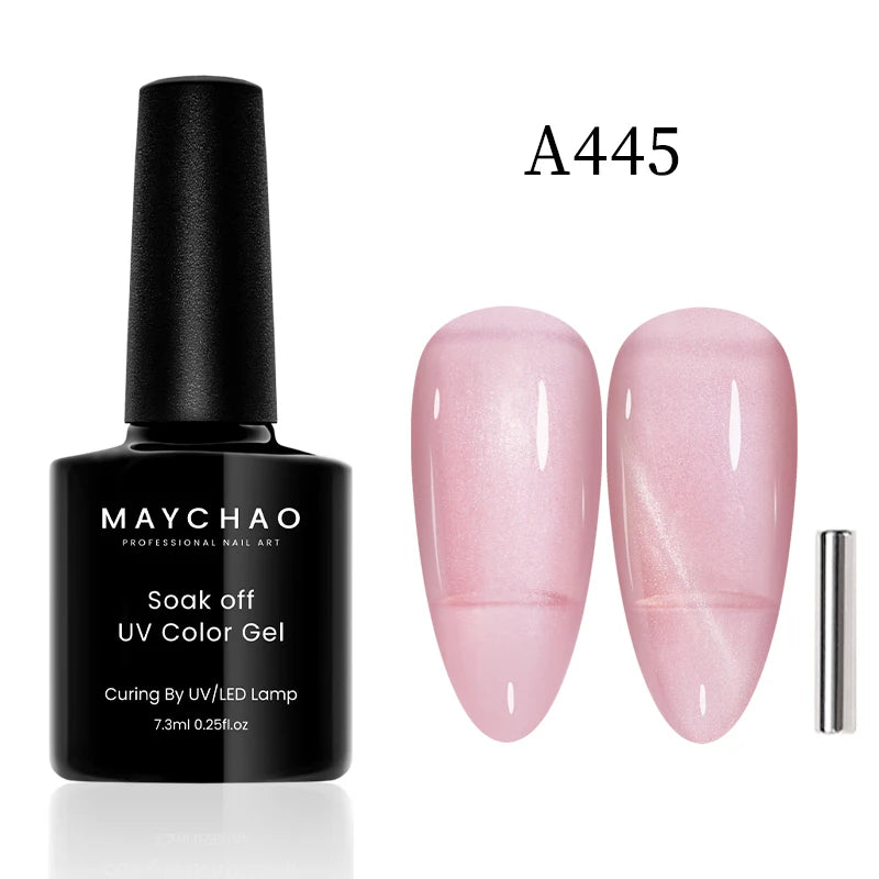 Cat Eye Magnetic Gel Polish by MAYCHAO – Holographic 12ml
