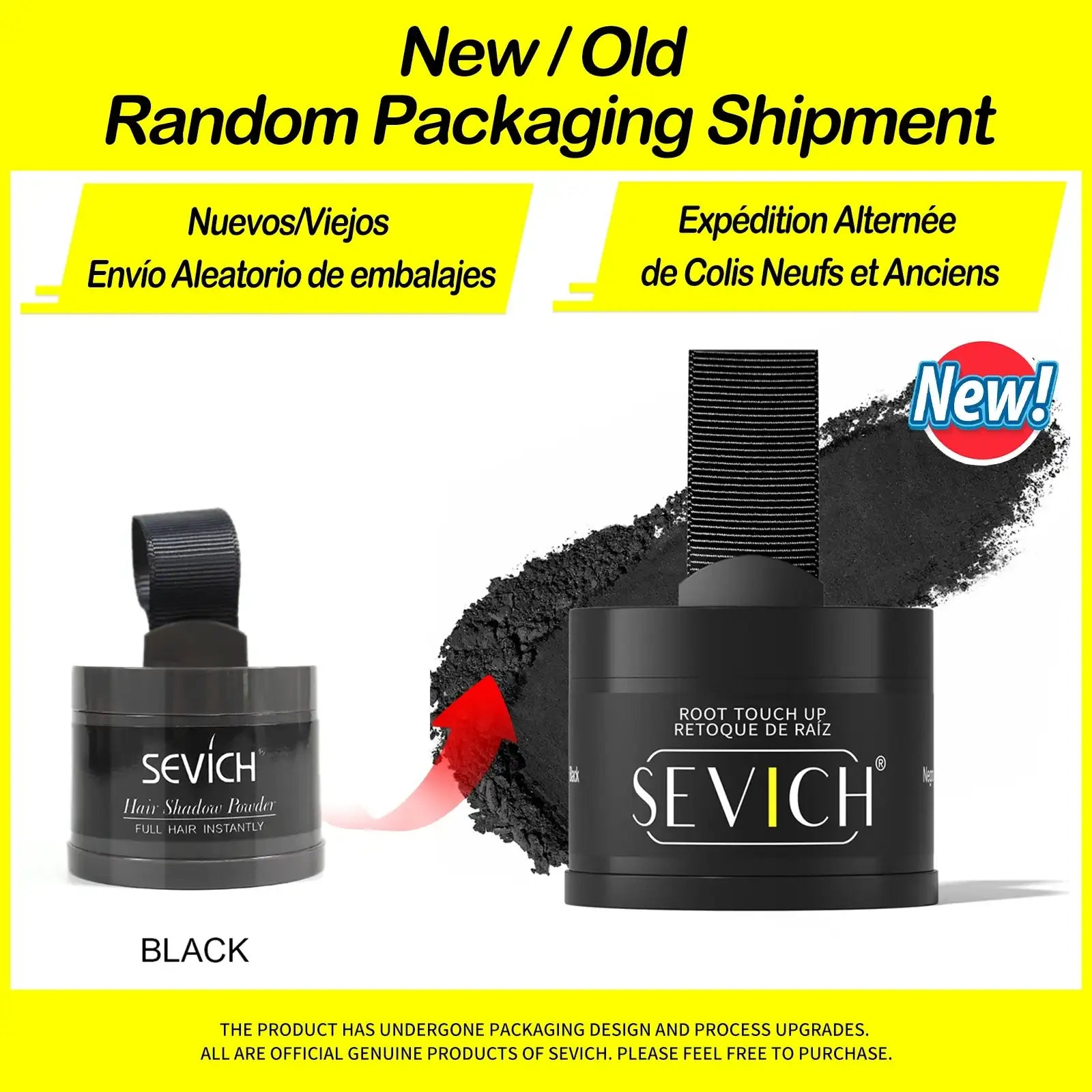 Sevich Hairline Powder 4g - Natural Hair Concealer