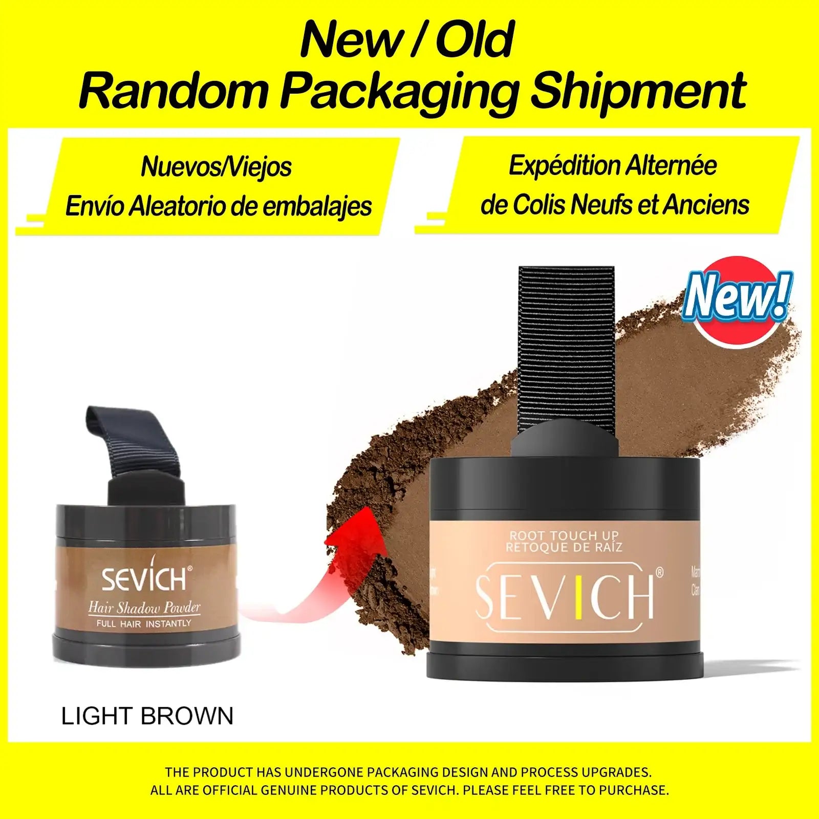 Sevich Hairline Powder 4g - Natural Hair Concealer