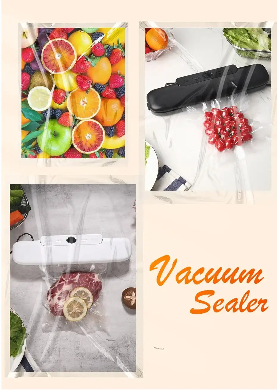 Vacuum Sealer Packaging Machine with 10 Vacuum Bags