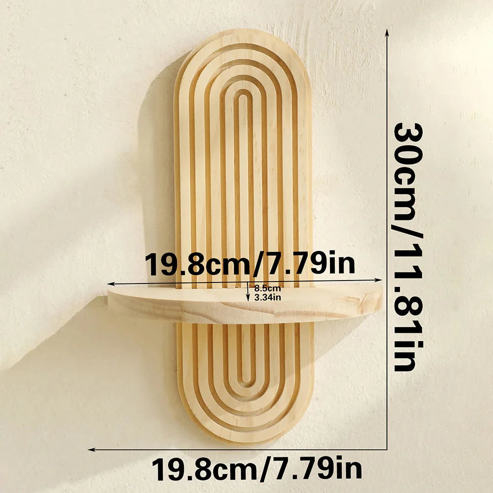 Boho Wall Mounted Shelf