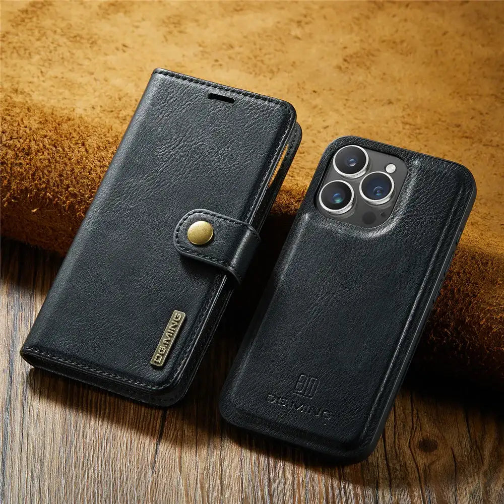 Detachable Magnetic Leather Phone Case