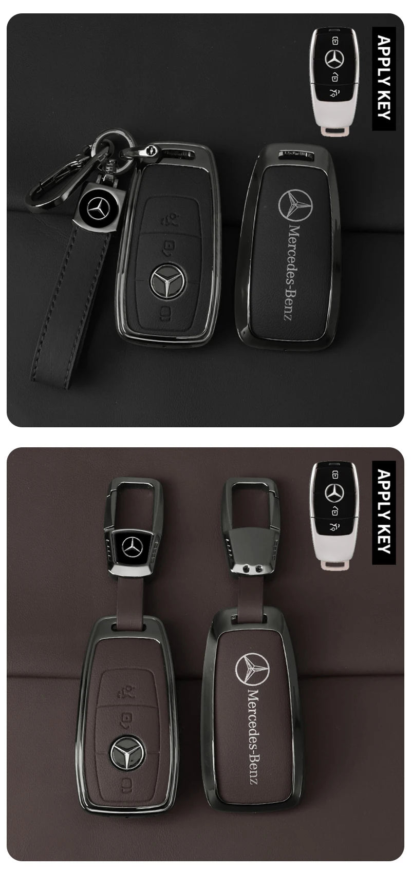 Leather Car Key Case