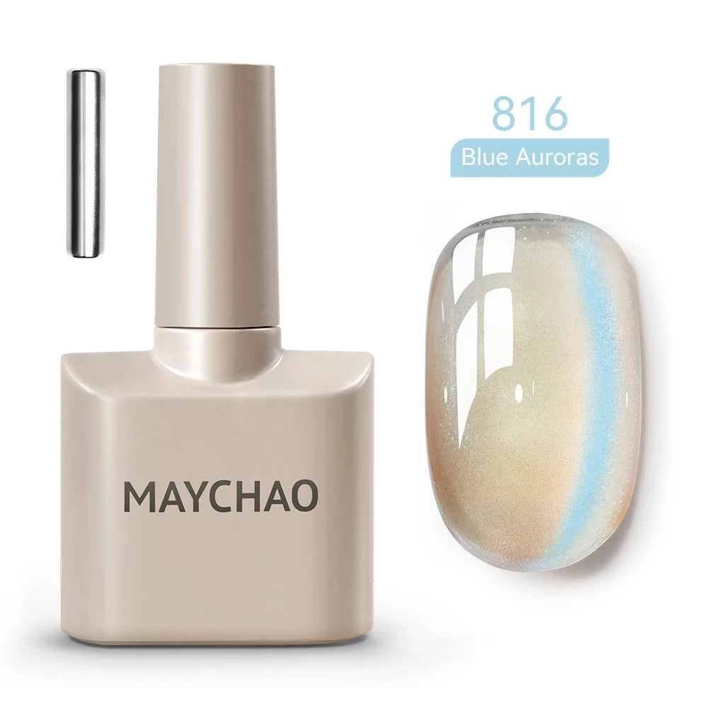 Cat Eye Magnetic Gel Polish by MAYCHAO – Holographic 12ml