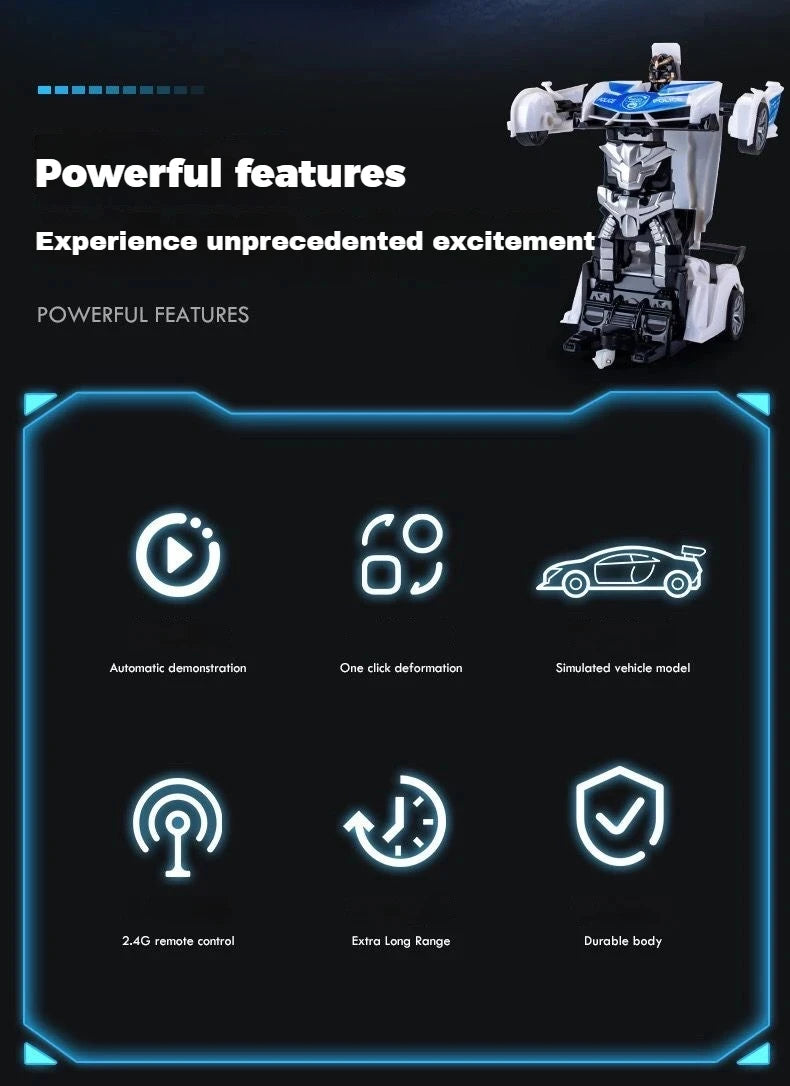 RC Transforming Robot Car