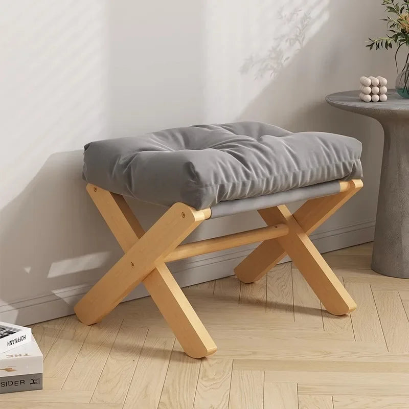 Portable Folding Footrest Stool