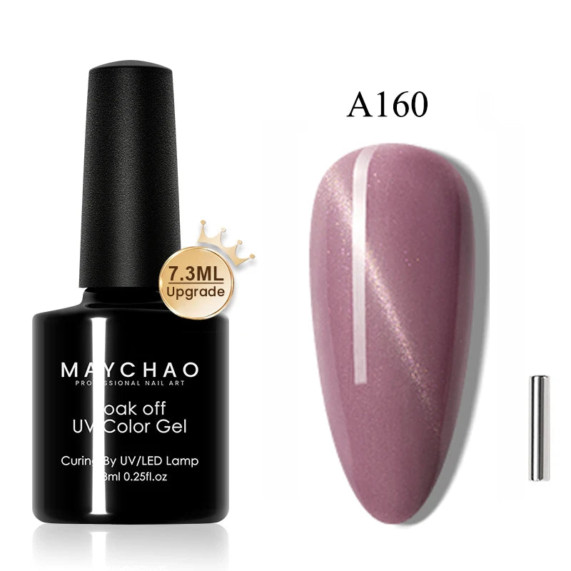 Cat Eye Magnetic Gel Polish by MAYCHAO – Holographic 12ml