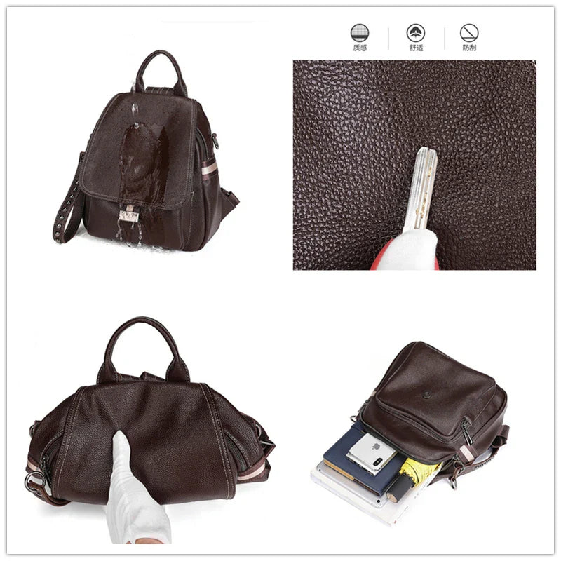 Genuine Leather Backpack
