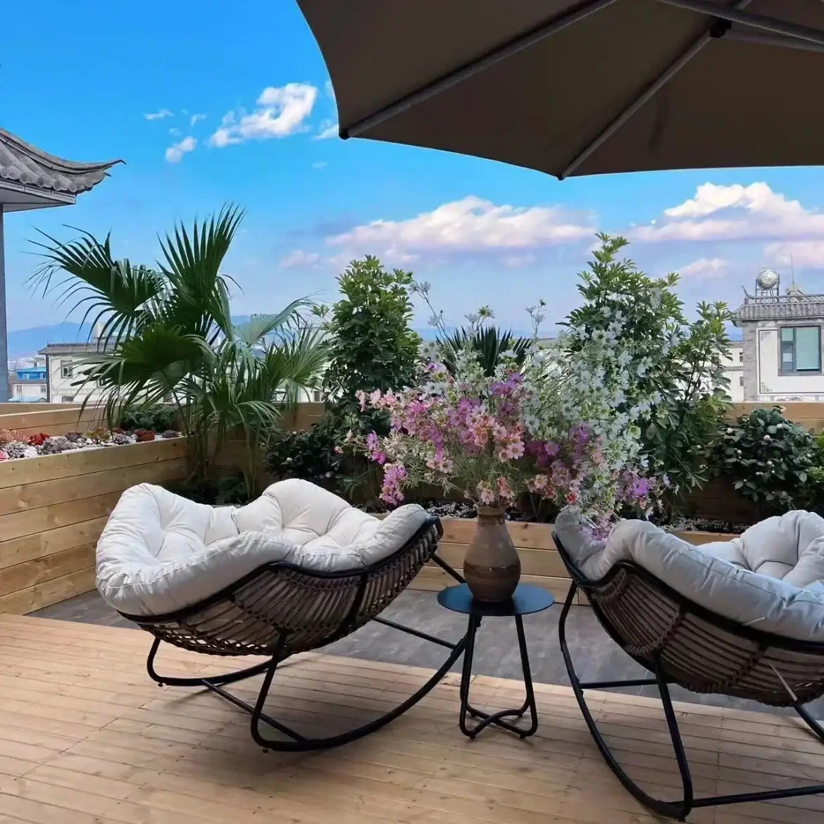 Rattan Woven Chair – Modern Small Apartment Furniture