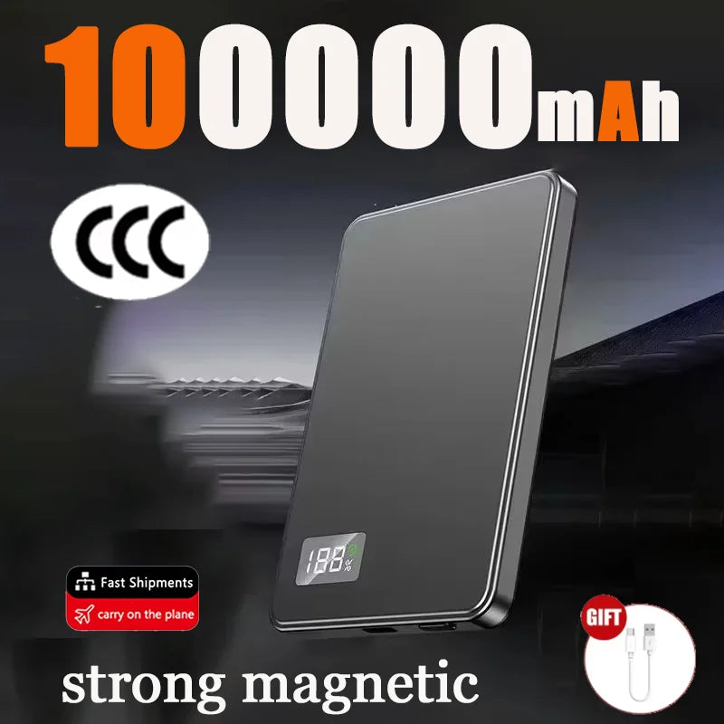 500000mAh Magnetic Wireless Power Bank