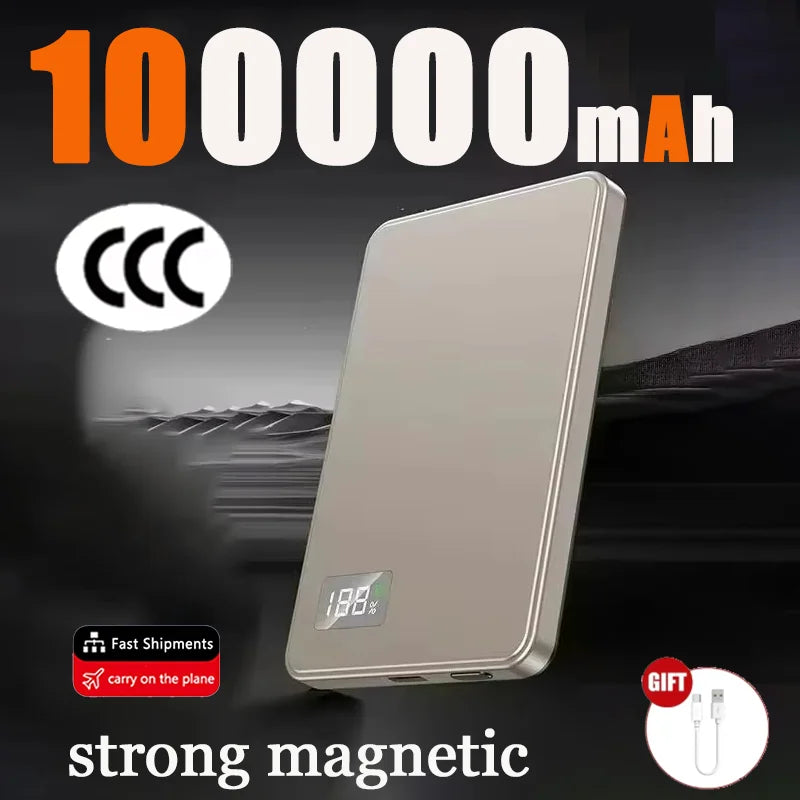 500000mAh Magnetic Wireless Power Bank