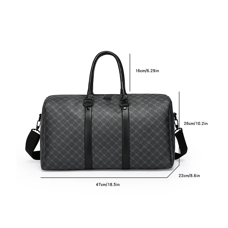 Men’s PU Leather Travel Bag