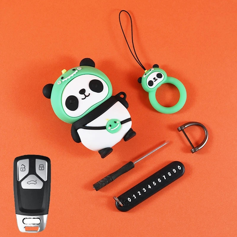 Cute Silicone Car Key Cover