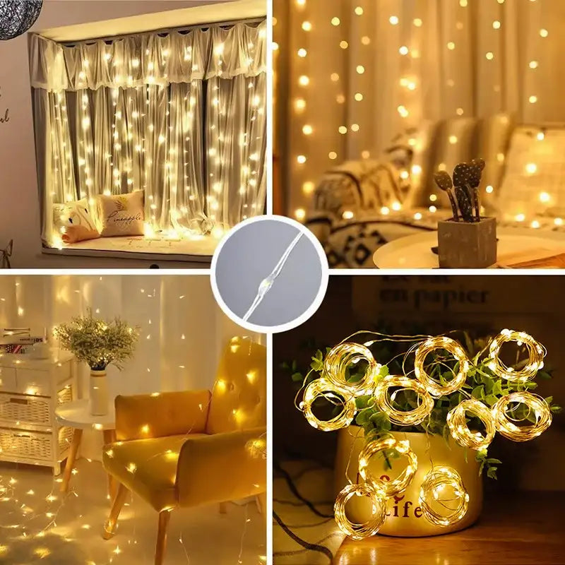 Solar Curtain Lights