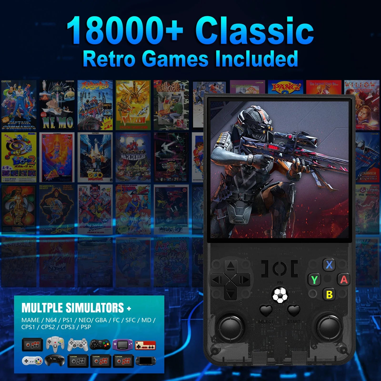 Retro Handheld Game Console