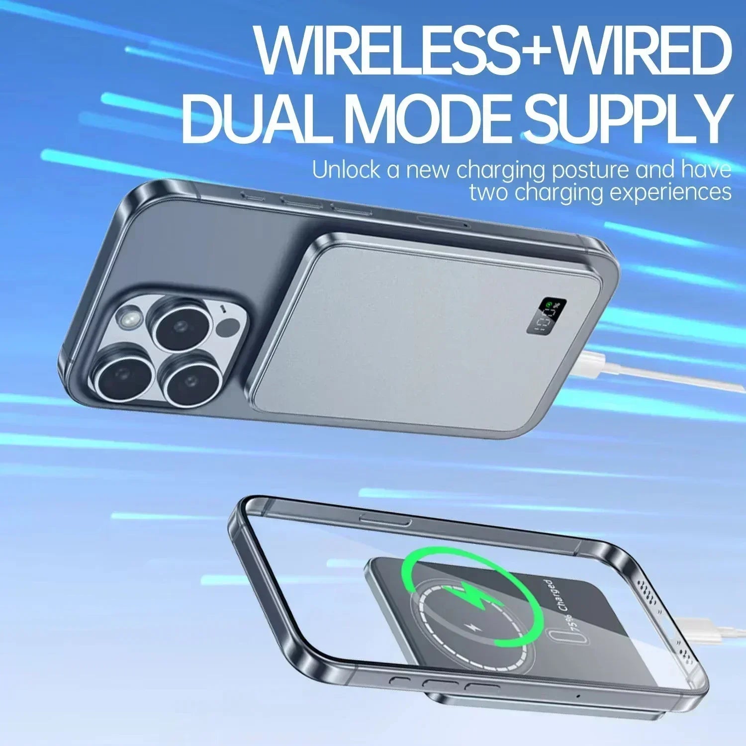 Magnetic Wireless Power Bank 50000mAh