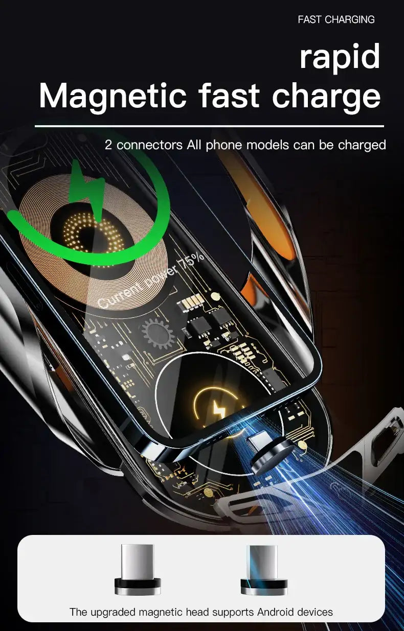 Magnetic Wireless Car Phone Holder