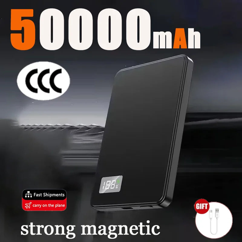 500000mAh Magnetic Wireless Power Bank