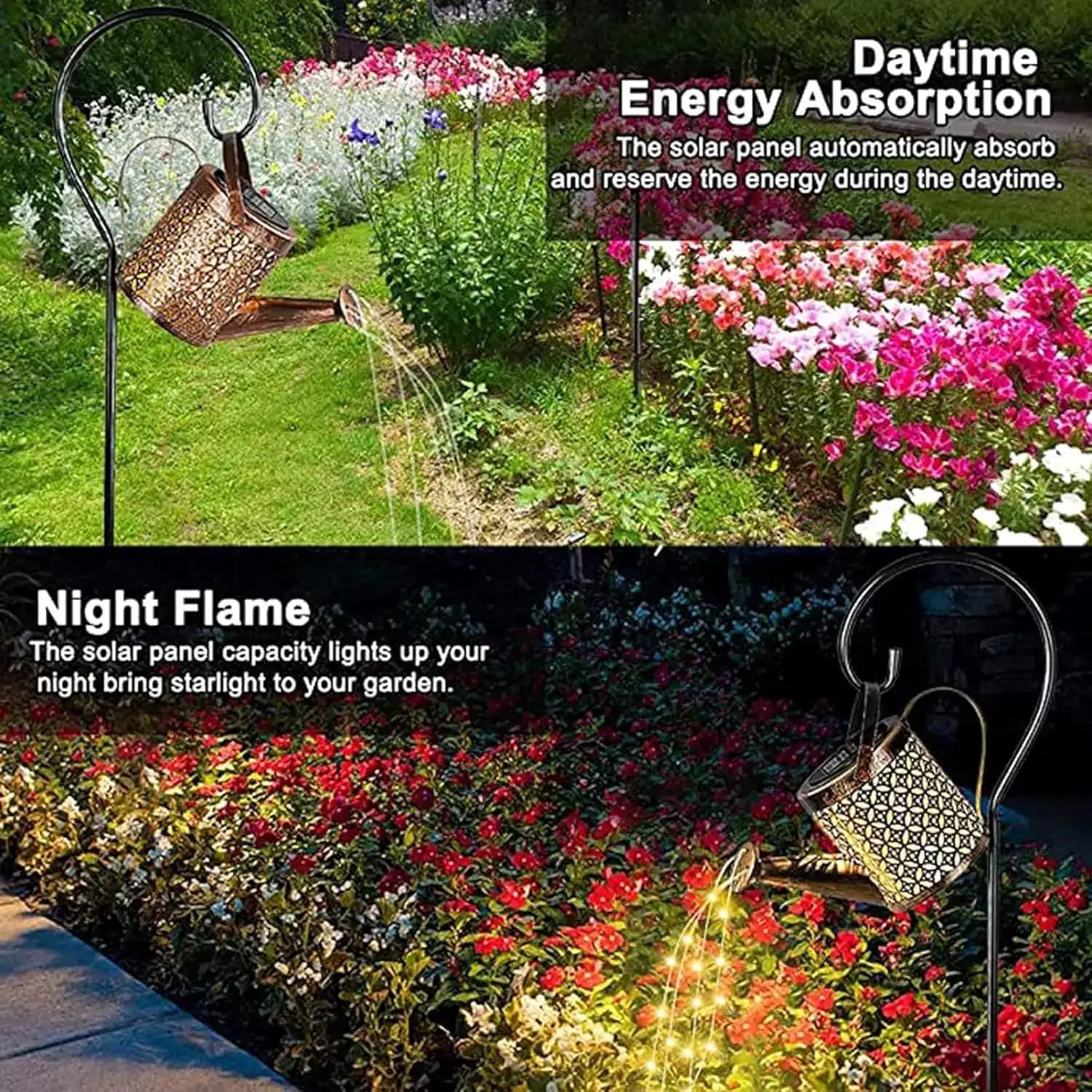 Solar Watering Can with Lights