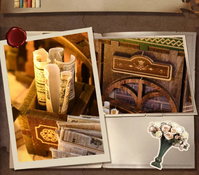 DIY Mini Book House Model