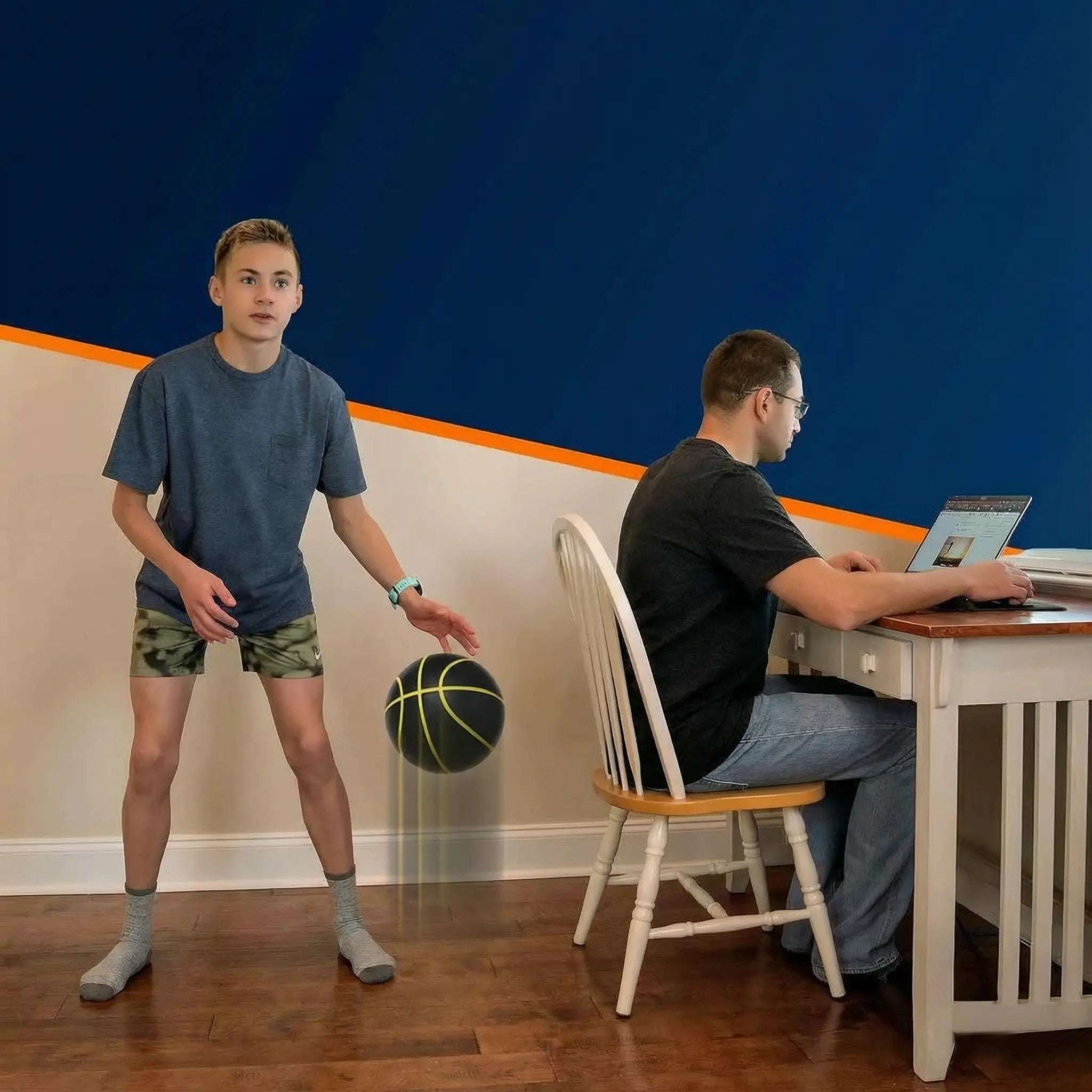 Silent Basketball Indoor Size 7 | Quiet Dribble Foam Ball