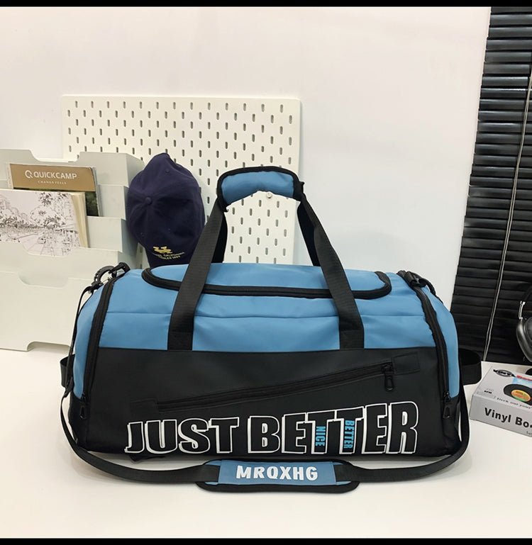 Fitness Bag For Men, Large Capacity Lightweight Luggage Bag For Women, Short Distance Dry Wet Separation Sports Travel Bag, Handbag, Backpack - AURA