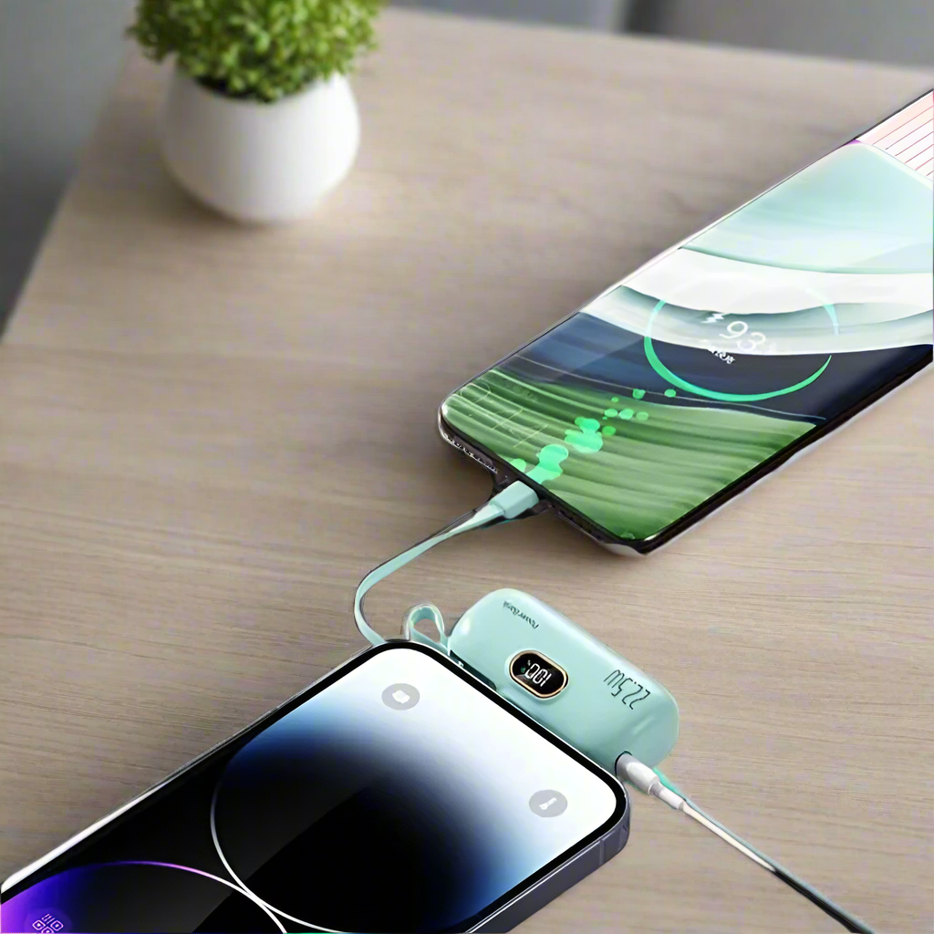 Capsule Power Bank – Portable Type-C & Apple Charging