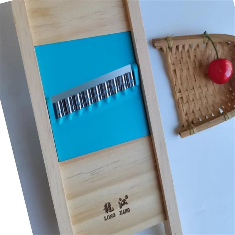 Fries Grid Stainless Potato Grid Steel Potato Kitchen Wooden - AURA